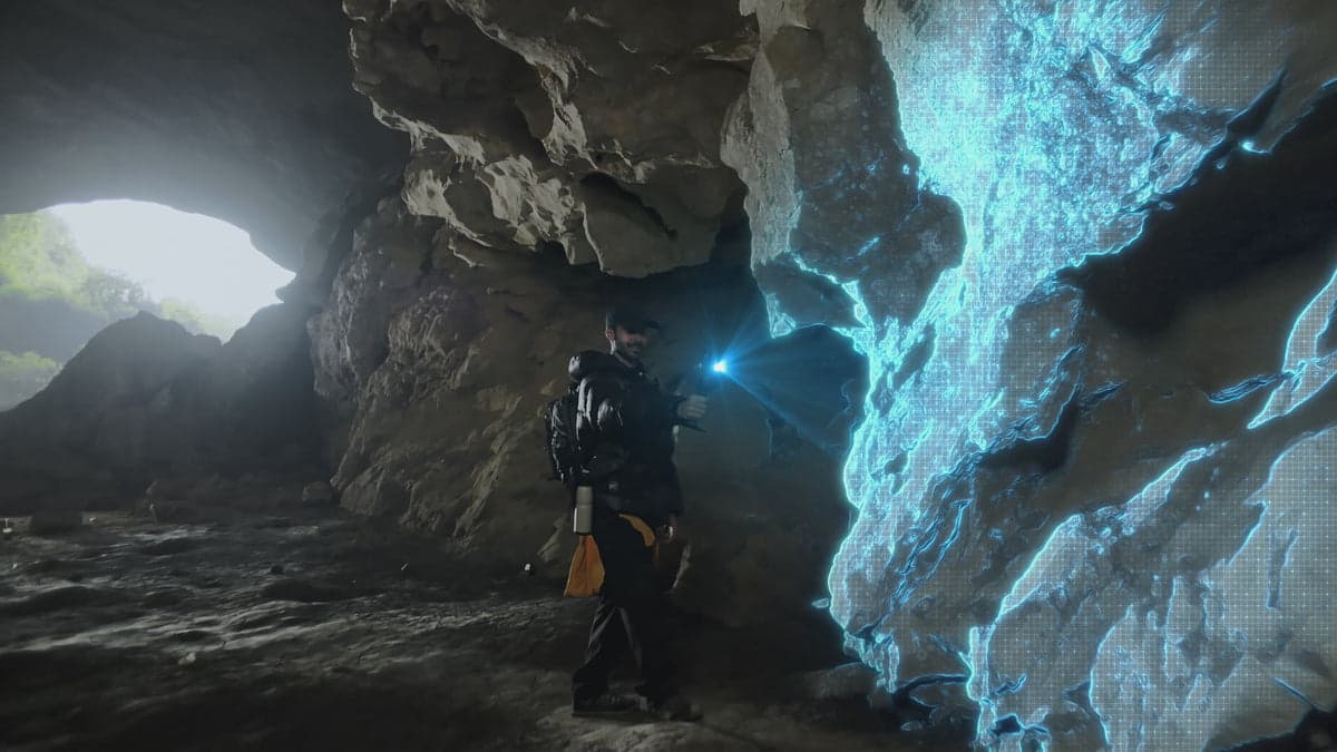 Video of 3DMakerpro Raven LiDAR scanner capturing 3D spaces, from a mountain tunnel to a home backyard.