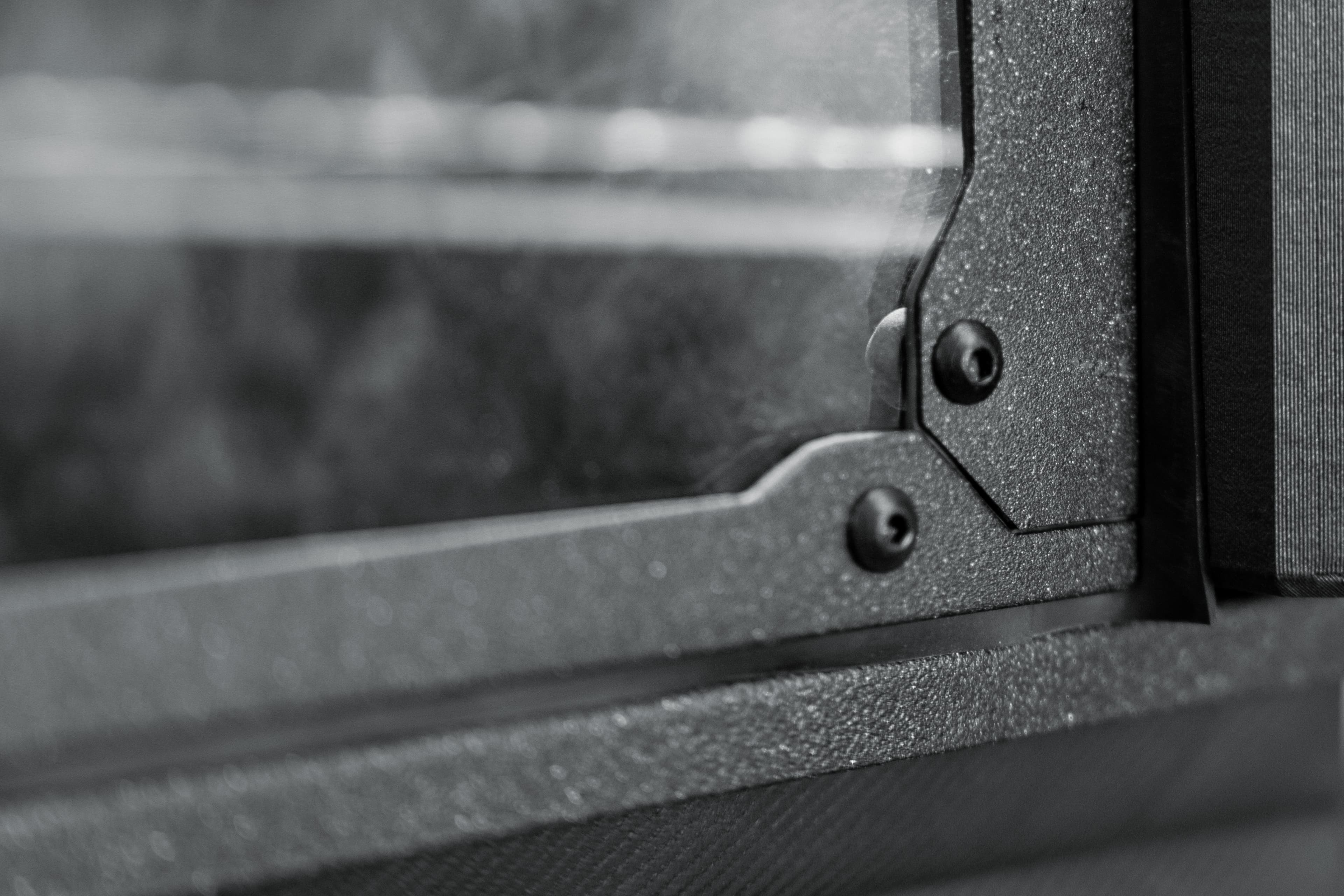 Original Prusa XL Enclosure installed on the printer, rear three-quarter view