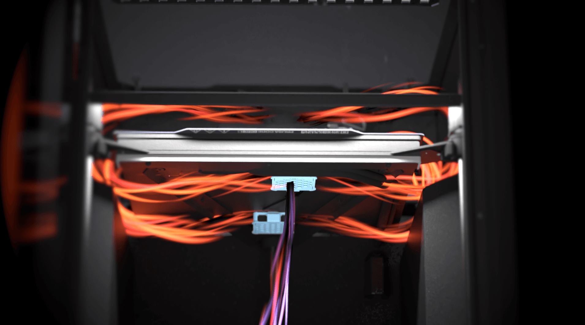 Convection heating under the CORE One L+ heatbed