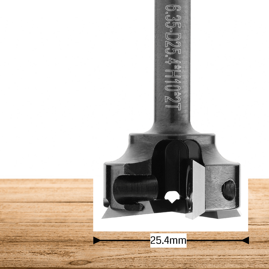 CNC Spoilboard Surfacing Router Bit SS03 Alternate View