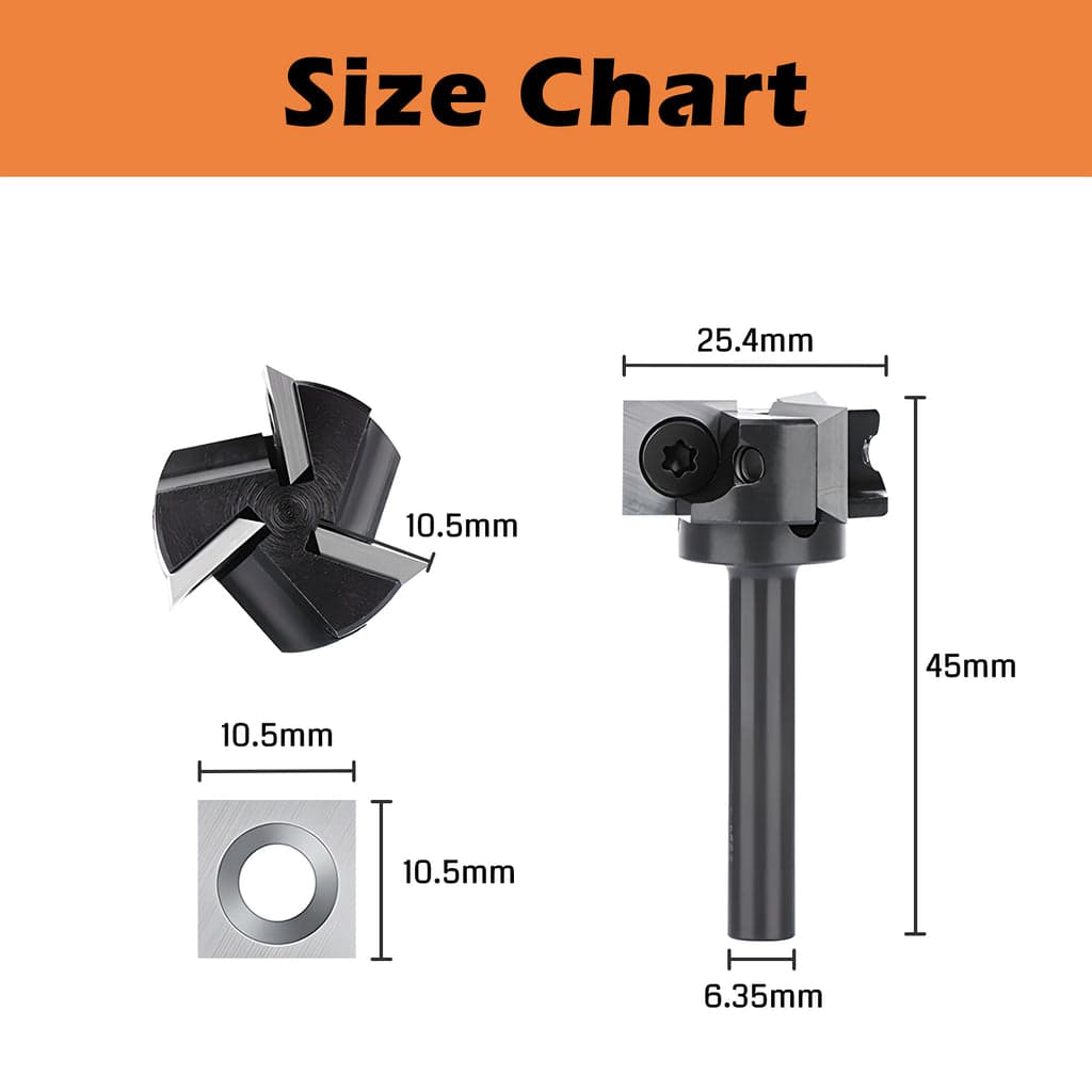 CNC Spoilboard Surfacing Router Bit SS03