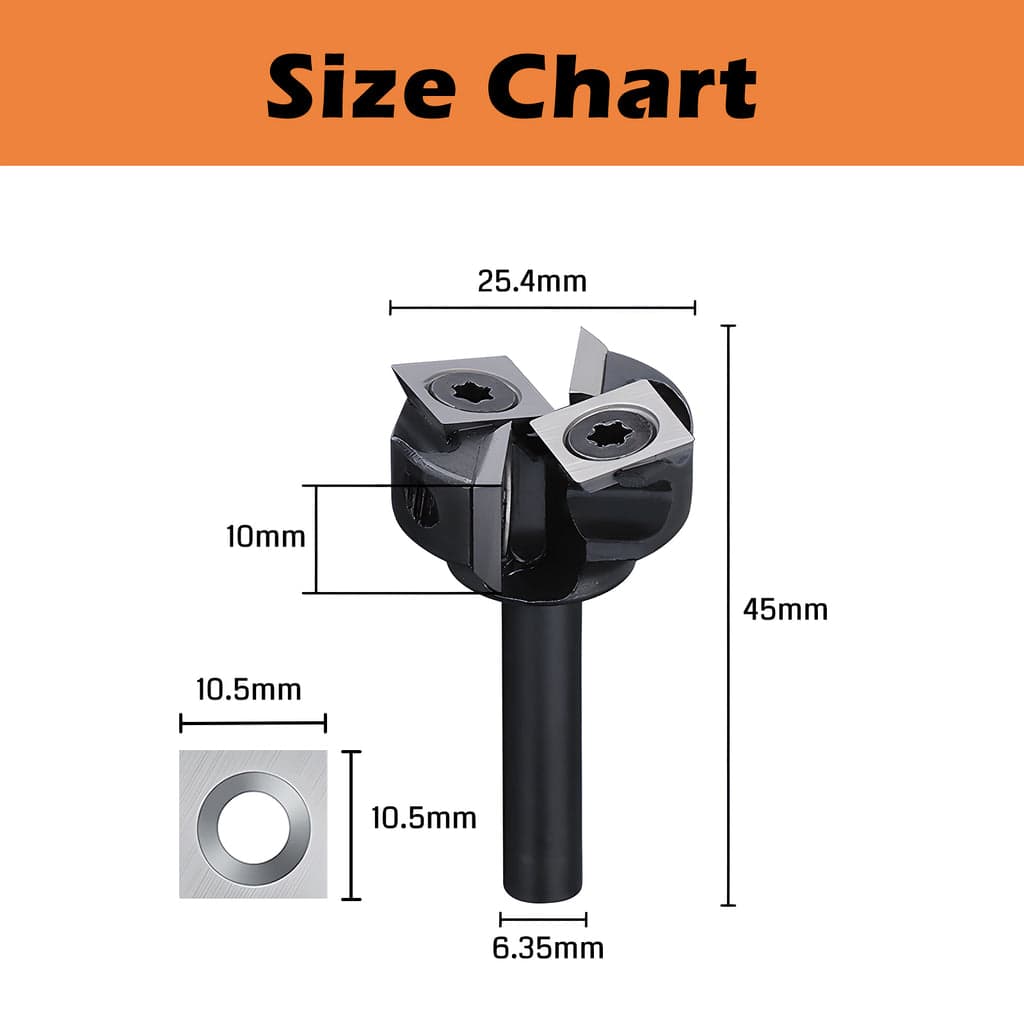 CNC Spoilboard Surfacing Router Bit SS04